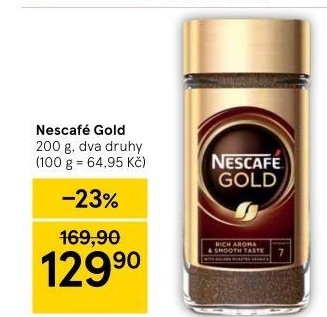 Instantní kávy Nescafé Gold