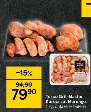 Kuřecí grilovací set Marengo Grill Master Tesco