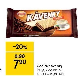 Oplatky Kávenky Sedita