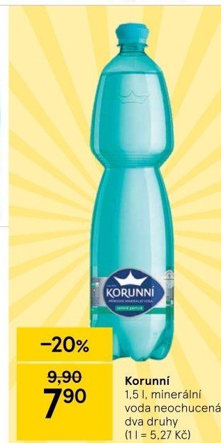 Přírodní voda Korunní