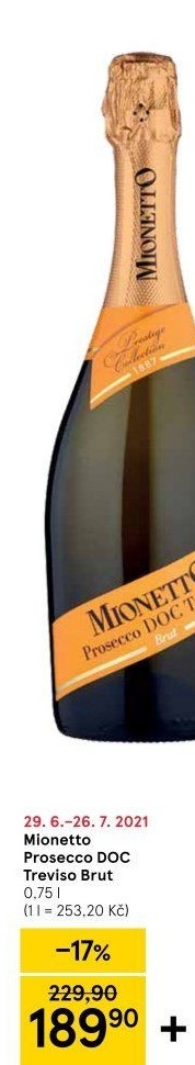Prosecco DOC Treviso Mionetto