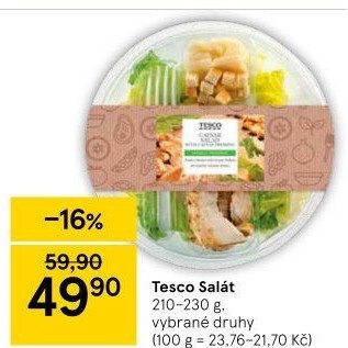 Saláty Tesco