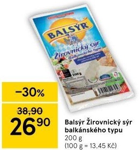 Sýr Balsýr Mlékárna Žirovnice