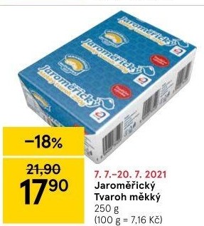 Tvaroh měkký Jaroměřický