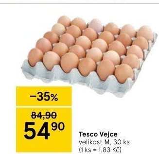 Vejce M Tesco