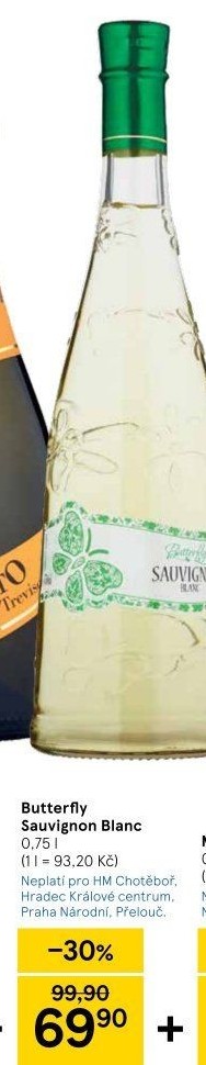 Víno Sauvignon Butterfly Albastrele Wines S.R.L.