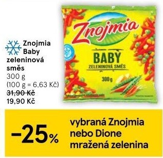 Zeleninová směs Baby mražená Znojmia