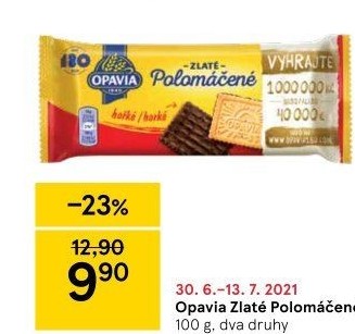 Zlaté polomáčené Opavia