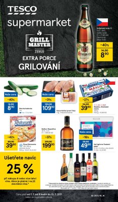 akční leták Tesco 7.7.2021-13.7.2021
