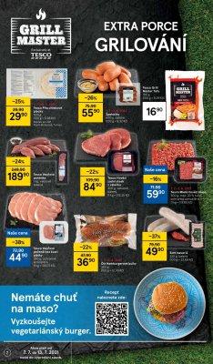 akční leták Tesco 7.7.2021-13.7.2021