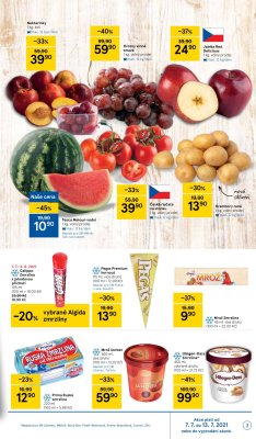 akční leták Tesco 7.7.2021-13.7.2021
