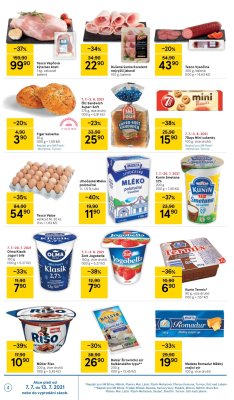 akční leták Tesco 7.7.2021-13.7.2021