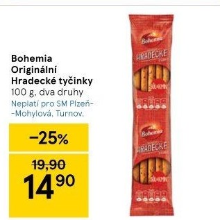 Hradecké tyčinky Bohemia