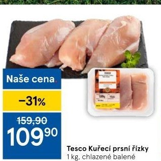 Kuřecí prsní řízky Tesco