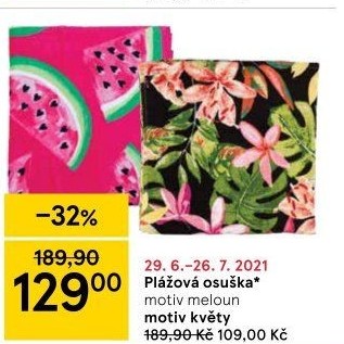 Osuška plážová