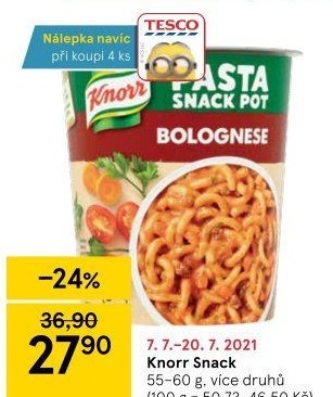 Pasta snack pot Knorr