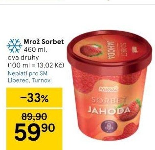 Sorbet v kelímku Mrož Prima