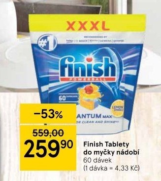 Tablety do myčky Finish