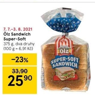 Toustový chléb Sandwich Soft Ölz