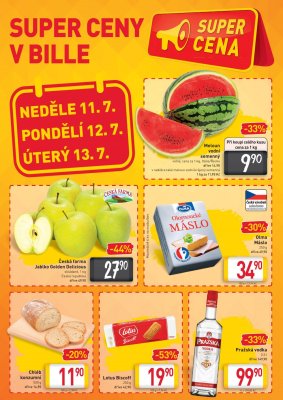 akční leták BILLA 7.7.2021-13.7.2021