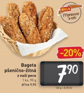 Bageta pšenično-žitná