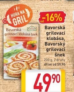Bavorská grilovací klobása Ponnath