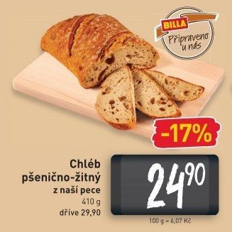 Chléb pšenično-žitný