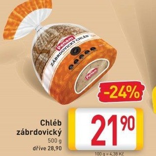 Chléb zábrdovický Penam