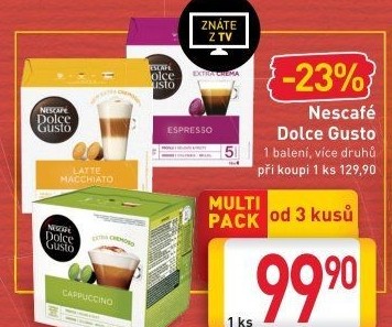 Kapsle Dolce Gusto Nescafé