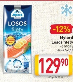Losos filety mražený Mylord