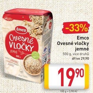 Ovesné vločky Emco