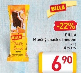 Řez mléčný Billa