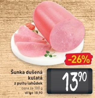 Šunka dušená kulatá