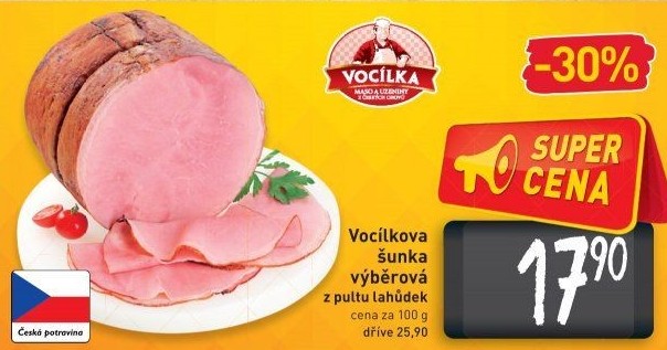 Šunka výběrová Vocílka