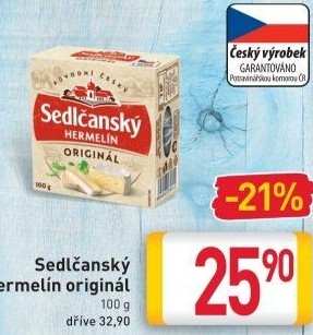 Sýr Hermelín Sedlčanský