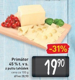 Sýr Primátor 45% Madeta
