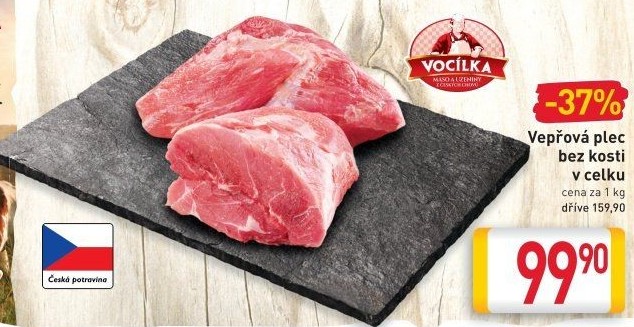 Vepřová plec bez kosti Vocílka