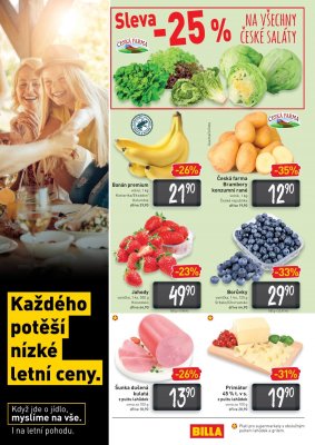 akční leták BILLA 7.7.2021-13.7.2021