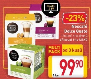 Kapsle Dolce Gusto Nescafé
