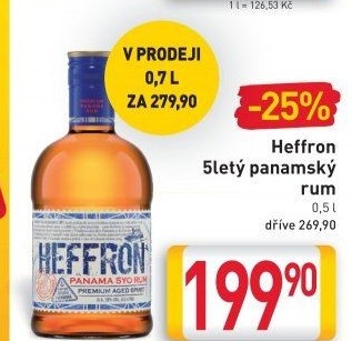 Rum 5YO Heffron Panama