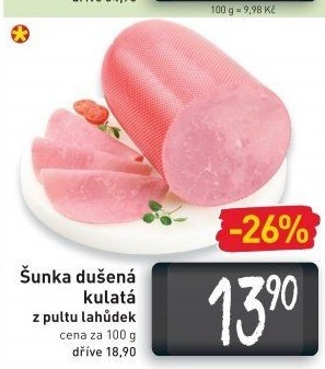 Šunka dušená kulatá