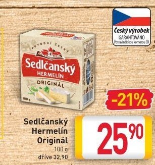 Sýr Hermelín Sedlčanský
