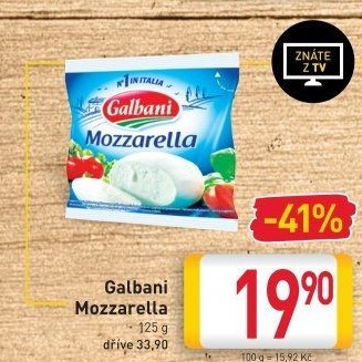 Sýr Mozzarella Galbani