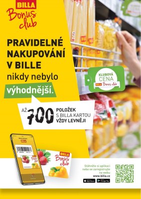 akční leták BILLA 7.7.2021-20.7.2021