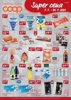 akční leták COOP 7.7.2021-20.7.2021