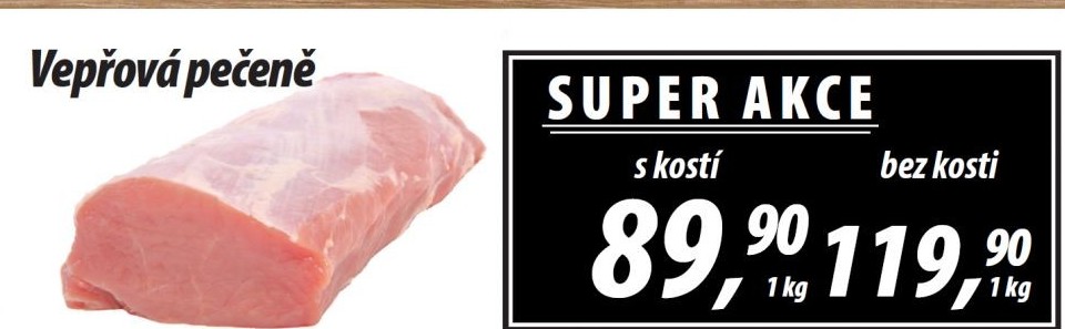 Vepřová pečeně s kostí