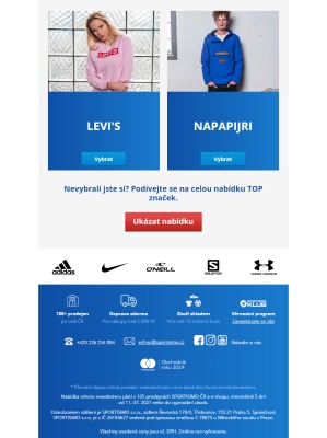 akční leták Sportisimo 11.7.2021-16.7.2021