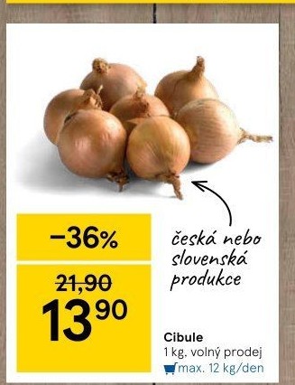 Cibule kuchyňská žlutá