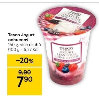 Jogurt ochucený Tesco