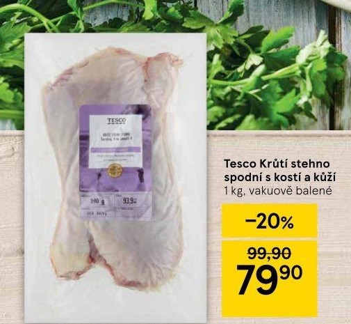 Krůtí stehna Tesco